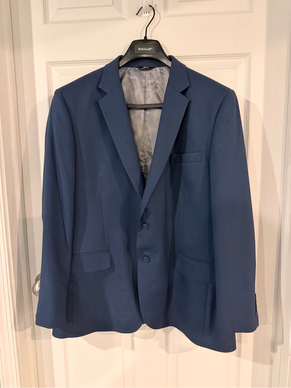 Haggar Deep Navy Two-Button Men's Suit